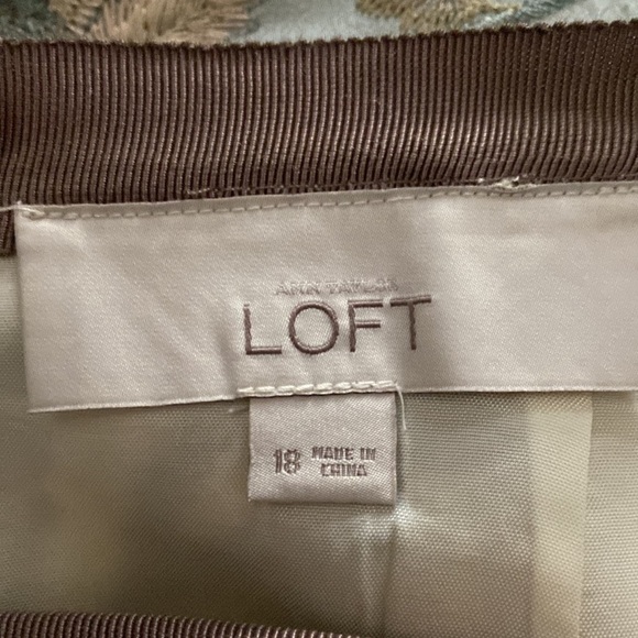 LOFT Zebra Jungle Animal Print Pencil Skirt Size 18 - Picture 7 of 8